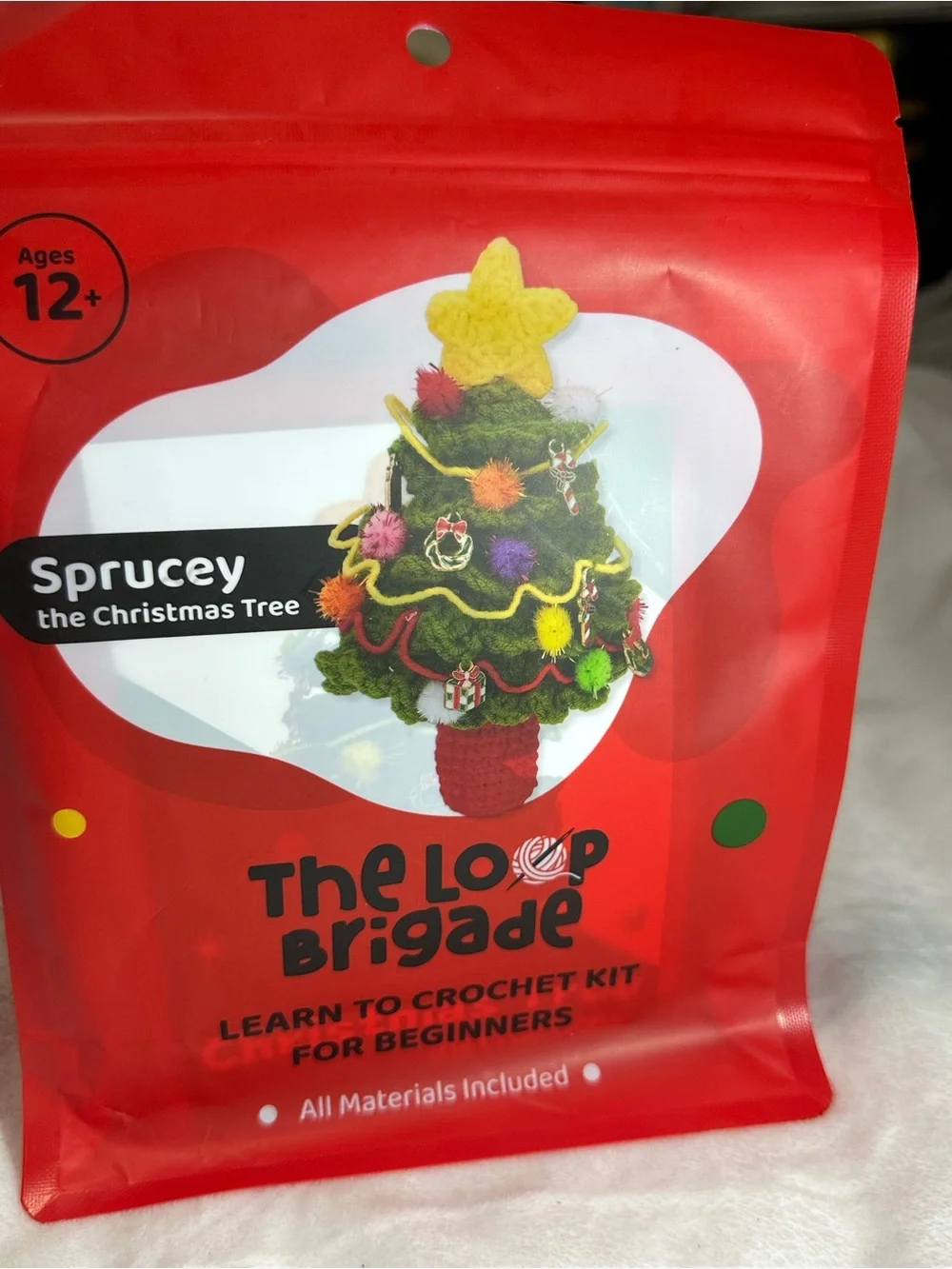 The Loop Brigade Sprucey The Christmas Tree Learn To Crochet Kit Beginners